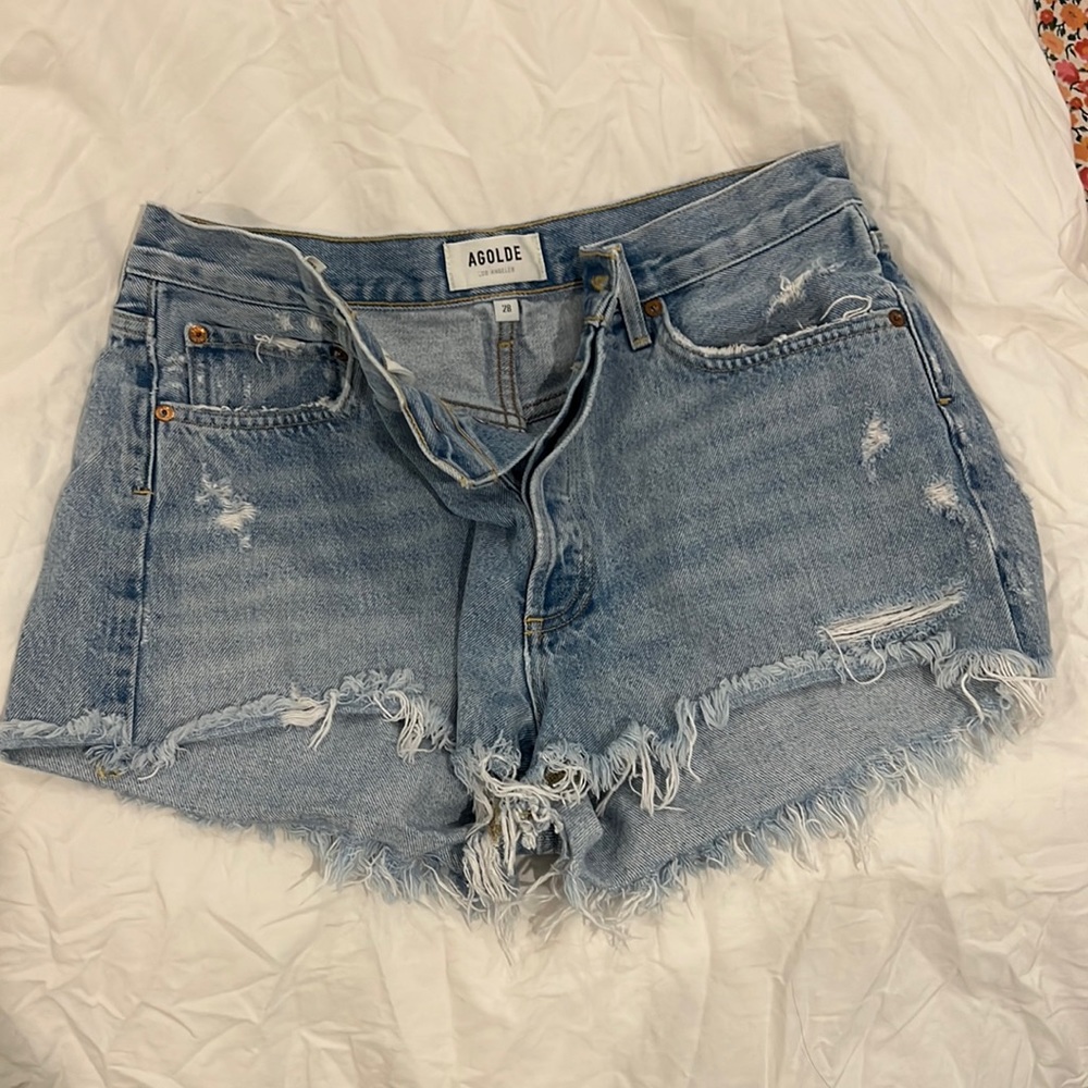 AGOLDE Parker Shorts in Swapmeet Color